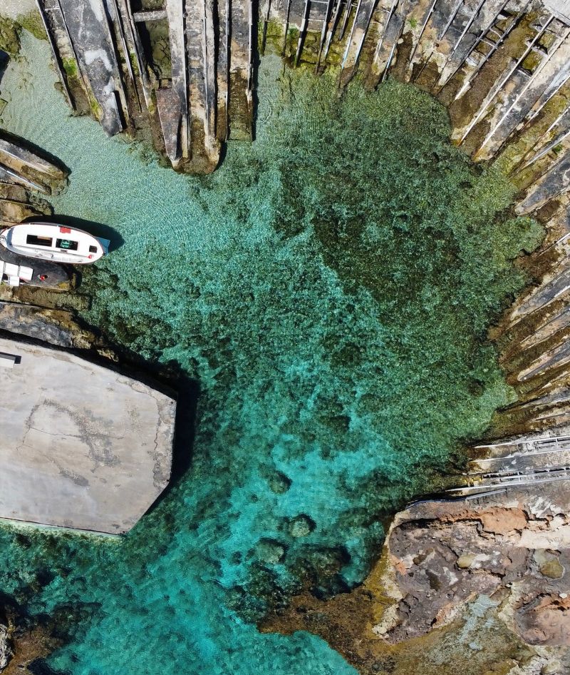 Cove in Ibiza
